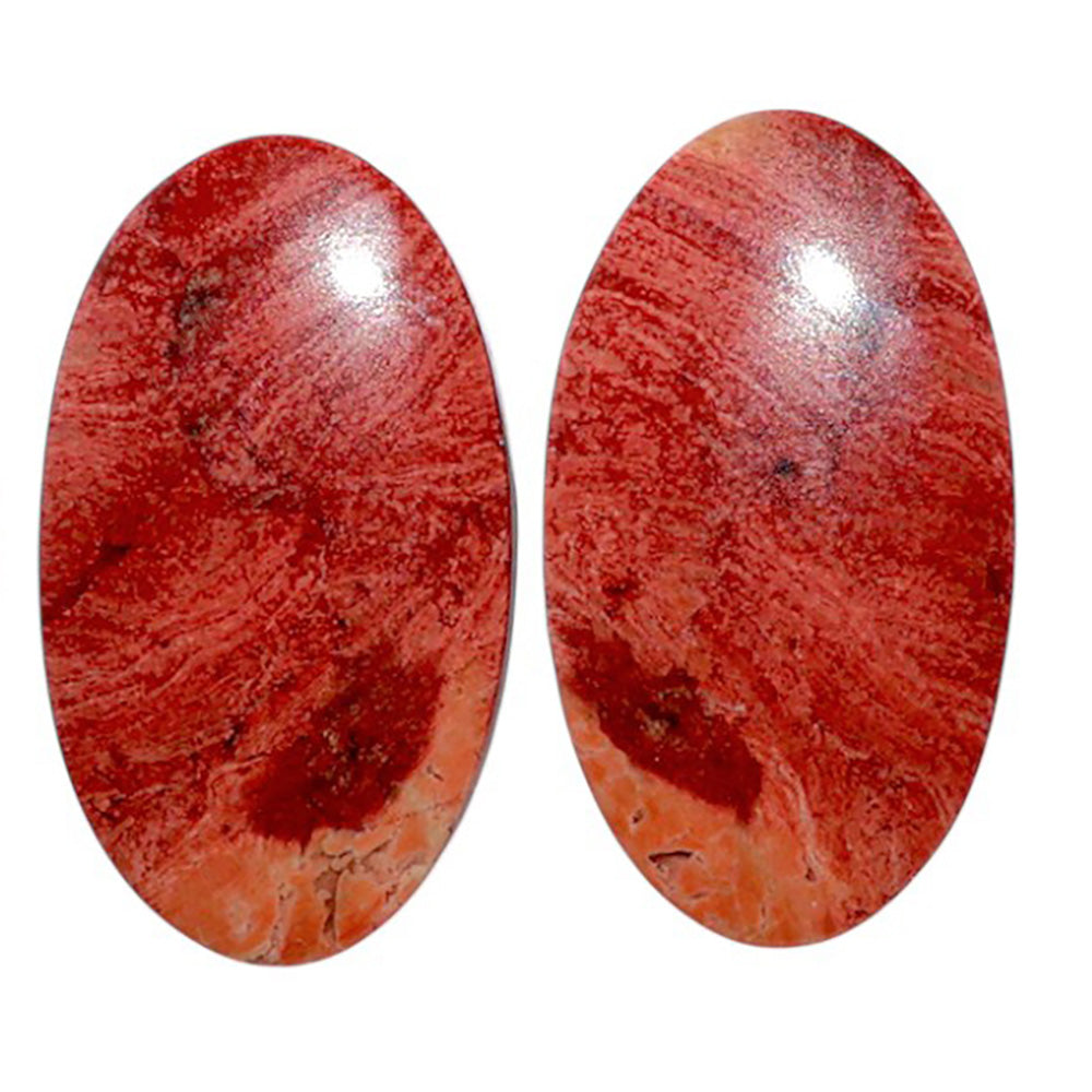 Snake Skin Jasper Pair 13.25x23.3x4.5 mm Oval Shape Polished Gemstone LS11-07810