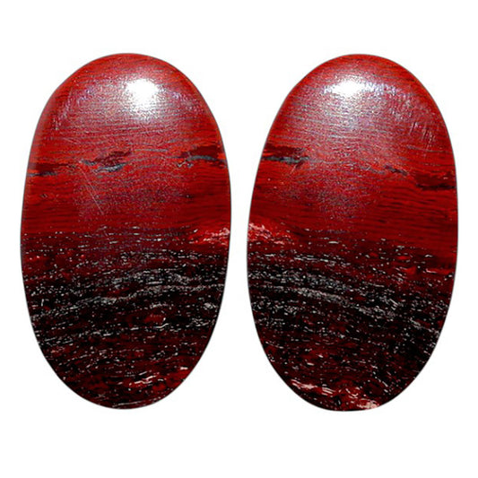 Snake Skin Jasper Pair 14.8x25x4 mm Oval Shape Polished Gemstone LS11-07815