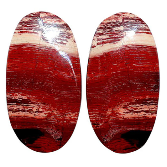 Snake Skin Jasper Pair 14.2x26.7x4.5 mm Oval Shape Polished Gemstone LS11-07818