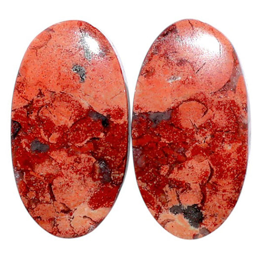 Snake Skin Jasper Pair 13.1x24.4x5 mm Oval Shape Polished Gemstone LS11-07823