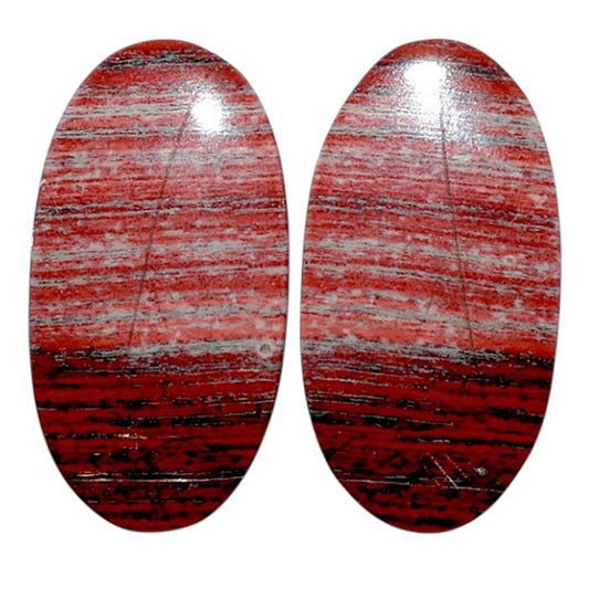 Snake Skin Jasper Pair 13.8x26.2x4 mm Oval Shape Polished Gemstone LS11-07830