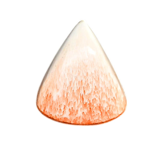 Orange Scolecite 21.3x25x6.8 mm Pear Shape Polished Gemstone LS110-06203