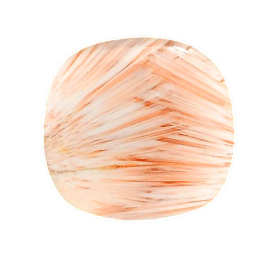 Orange Scolecite 21.03x21.87x6.4 mm Cushion Shape Polished Gemstone LS110-06205
