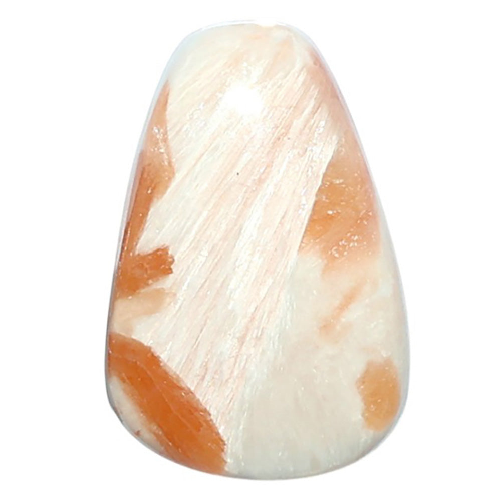 Orange Scolecite 15.4x23x6.2 mm Fancy Shape Polished Gemstone LS110-07888