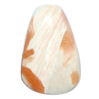 Orange Scolecite 15.4x23x6.2 mm Fancy Shape Polished Gemstone LS110-07888
