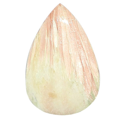 Orange Scolecite 17.3x26x3.3 mm Pear Shape Polished Gemstone LS110-07898