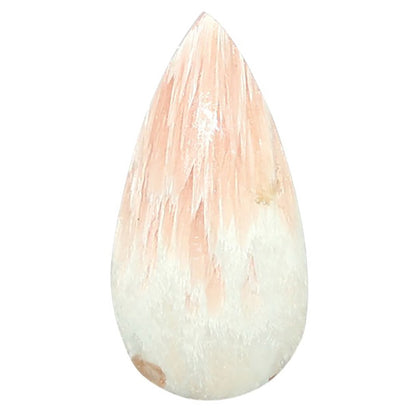 Orange Scolecite 14x27.6x4 mm Pear Shape Polished Gemstone LS110-07901