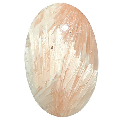 Orange Scolecite 17.1x26.65x5.7 mm Oval Shape Polished Gemstone LS110-07909