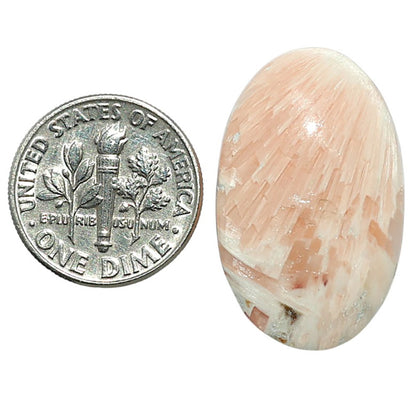 Orange Scolecite 17.3x27.7x6 mm Oval Shape Polished Gemstone LS110-07911