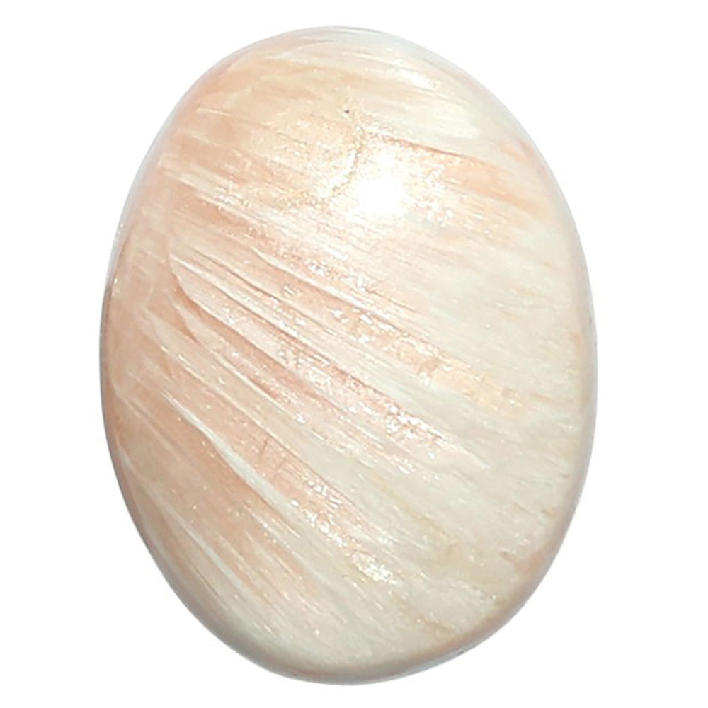 Orange Scolecite 17.6x23.35x6 mm Oval Shape Polished Gemstone LS110-07912