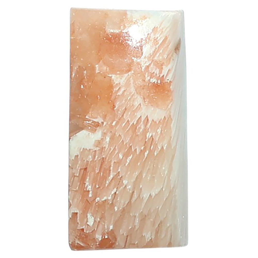 Orange Scolecite 11.8x24x6 mm Baguette Shape Polished Gemstone LS110-07916