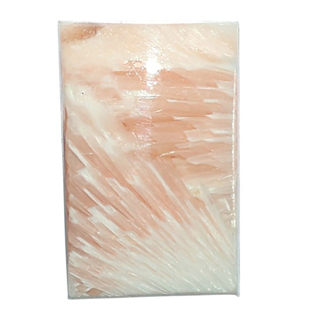 Orange Scolecite 13x20.35x6 mm Baguette Shape Polished Gemstone LS110-07917