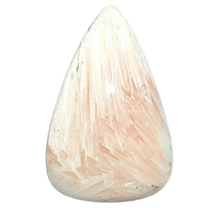 Orange Scolecite 17x26.4x5.5 mm Pear Shape Polished Gemstone LS110-07921
