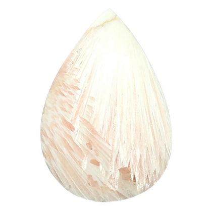 Orange Scolecite 16.4x24.3x4.8 mm Pear Shape Polished Gemstone LS110-07923