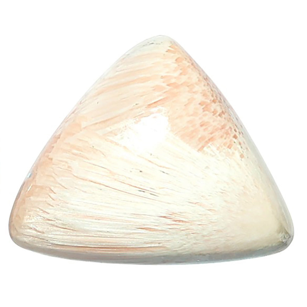 Orange Scolecite 20.2x25.1x5.7 mm Fancy Shape Polished Gemstone LS110-07925