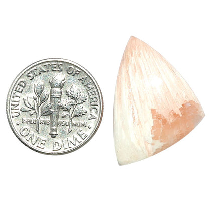 Orange Scolecite 16.7x23.85x5.5 mm Fancy Shape Polished Gemstone LS110-07926