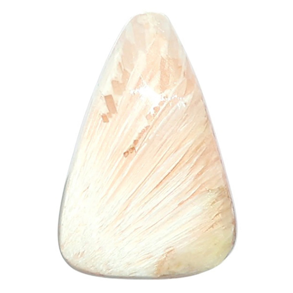 Orange Scolecite 15.5x23.15x5.3 mm Fancy Shape Polished Gemstone LS110-07927