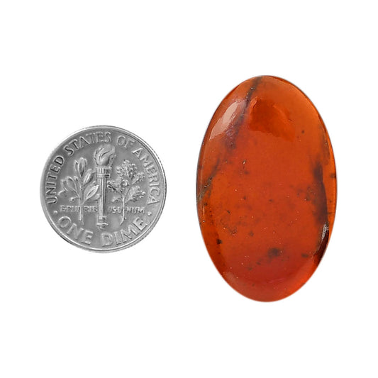 Hessonite Garnet 18.5x30.45x5 mm Oval Shape Polished Gemstone LS112-06232