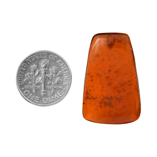 Hessonite Garnet 18.2x28.8x4 mm Fancy Shape Polished Gemstone LS112-06234