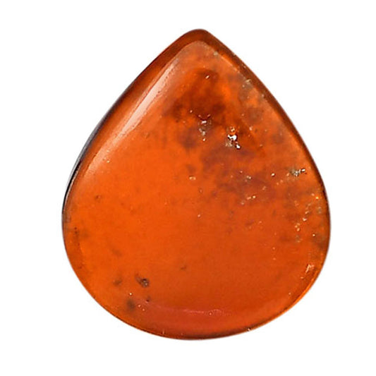 Hessonite Garnet 20.6x24x4 mm Pear Shape Polished Gemstone LS112-06238