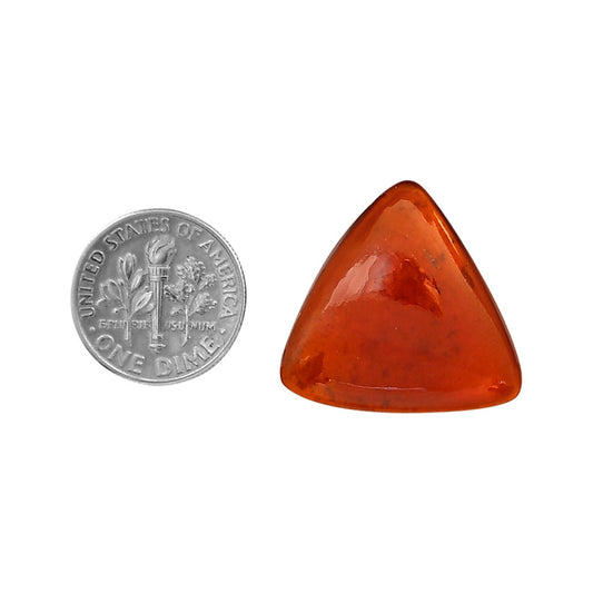 Hessonite Garnet 22.6x22.6x5.5 mm Fancy Shape Polished Gemstone LS112-06239