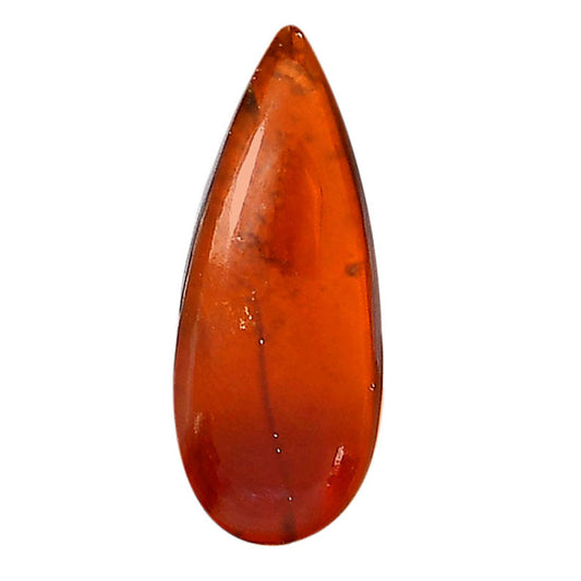 Hessonite Garnet 11.6x28.6x5.3 mm Pear Shape Polished Gemstone LS112-06240