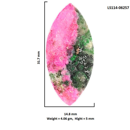 Pink Cobalt 14.8x31.7x5 mm Marquise Shape Polished Gemstone LS114-06257