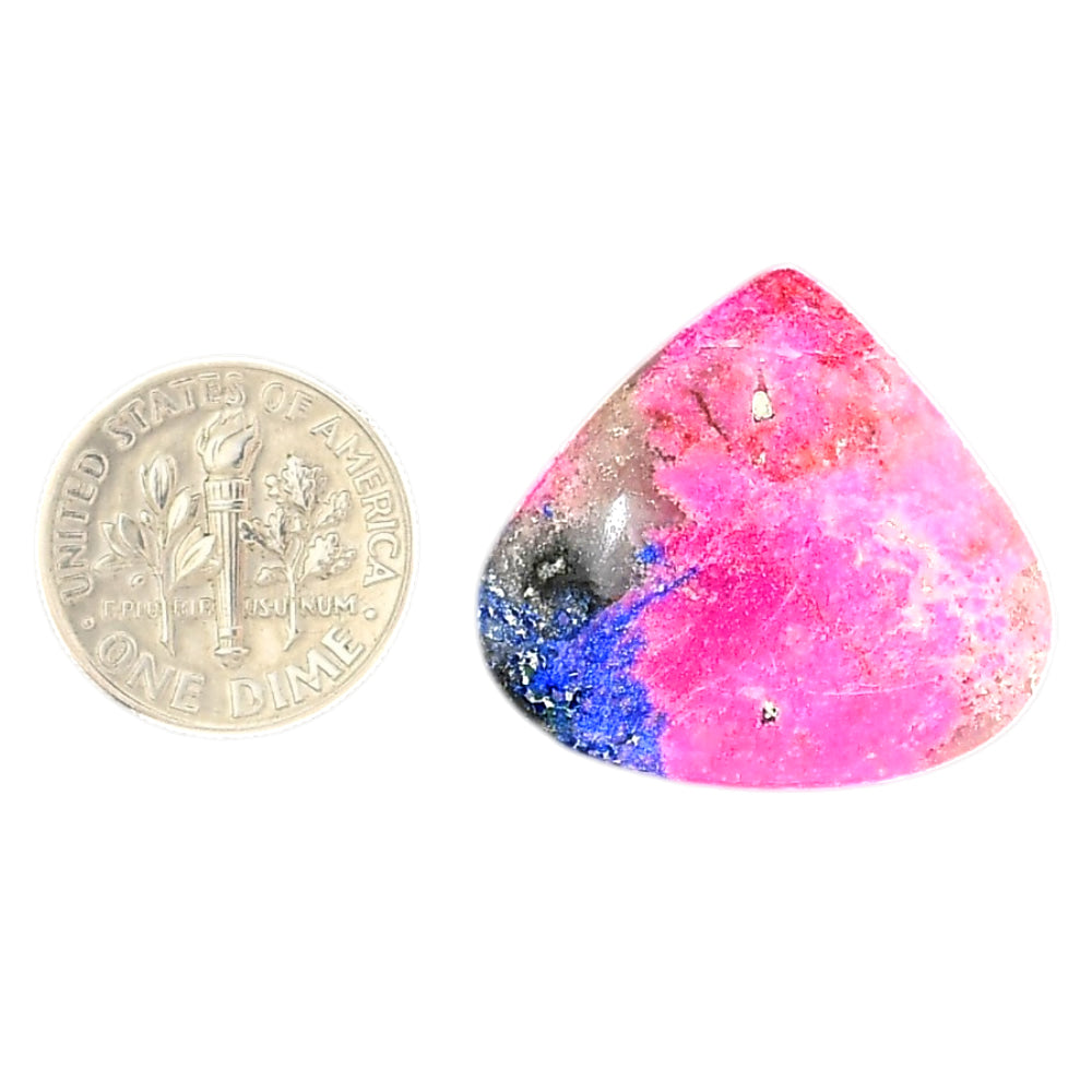 Pink Cobalt 24.4x26.8x5.5 mm Heart Shape Polished Gemstone LS114-06260