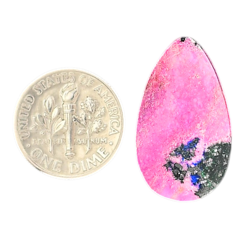 Pink Cobalt 15.3x25.9x6 mm Pear Shape Polished Gemstone LS114-06261