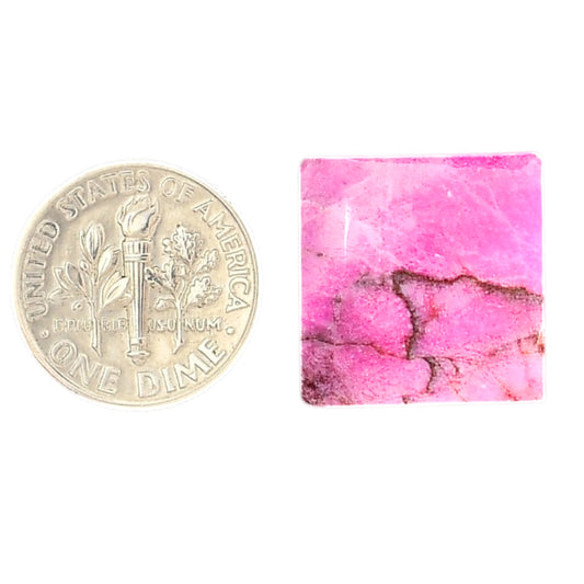 Pink Cobalt 17.3x17.4x5 mm Baguette Shape Polished Gemstone LS114-06262