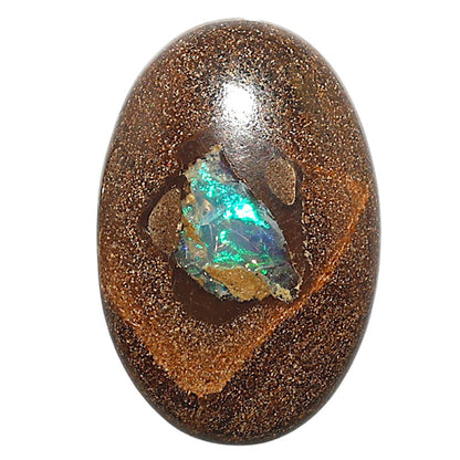 Natural Boulder Opal 22.25x33.3x7 mm Oval Shape Polished Gemstone LS115-010141
