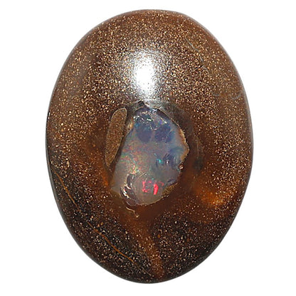 Natural Boulder Opal 24.9x32.75x7.5 mm Oval Shape Polished Gemstone LS115-010148