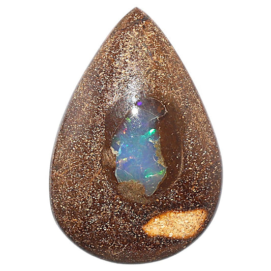 Boulder Opal 27.5x40.5x7.5 mm Pear Shape Polished Gemstone LS115-08706
