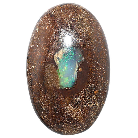 Boulder Opal 21.75x34x7 mm Oval Shape Polished Gemstone LS115-08711