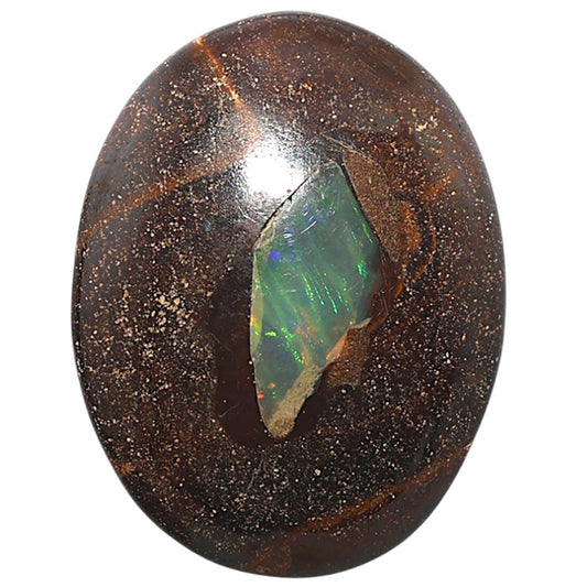 Boulder Opal 29.55x38.6x7 mm Oval Shape Polished Gemstone LS115-08714