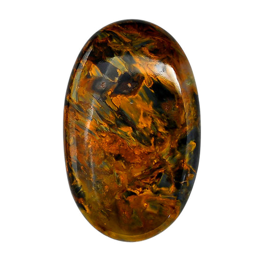 Pietersite 29x47x5 mm Oval Shape Polished Gemstone LS116-06334