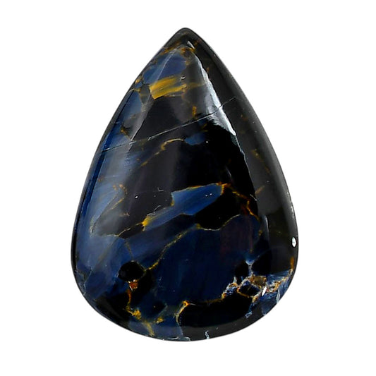Pietersite 25.2x34.4x6 mm Pear Shape Polished Gemstone LS116-06335