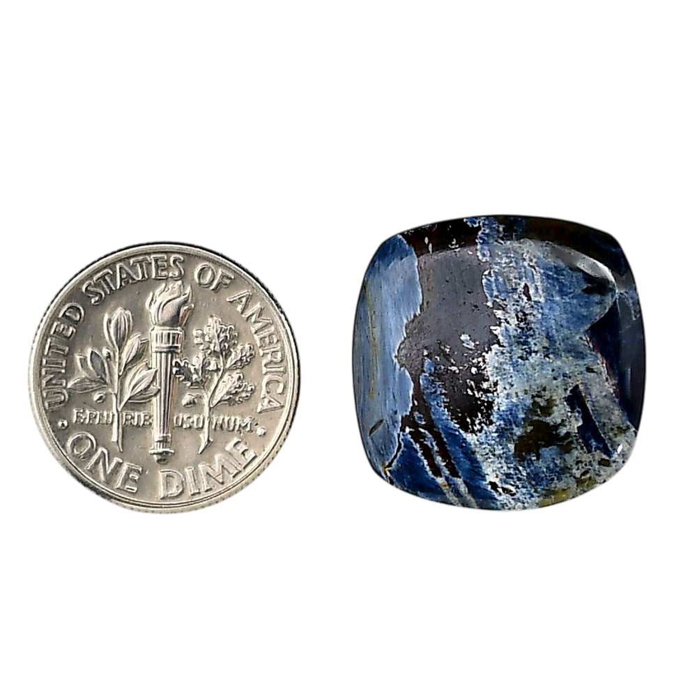 Pietersite 19x19.4x5 mm Cushion Shape Polished Gemstone LS116-06336