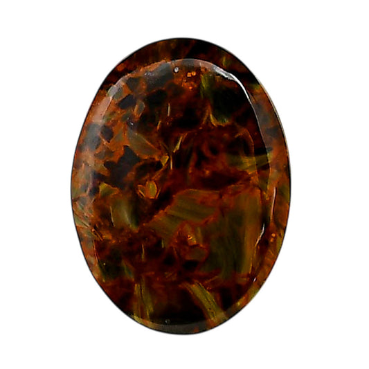 Pietersite 18.6x25.1x3.5 mm Oval Shape Polished Gemstone LS116-06337