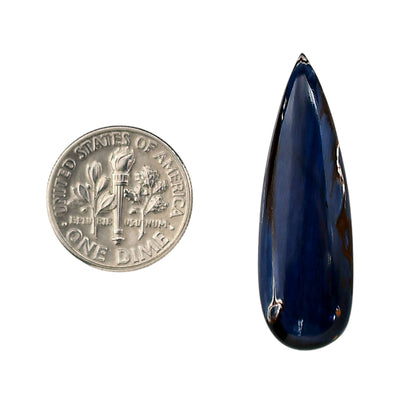 Pietersite 11.6x35.8x4.5 mm Pear Shape Polished Gemstone LS116-06338