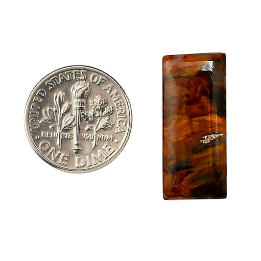 Pietersite 10.8x24x3.5 mm Baguette Shape Polished Gemstone LS116-06340