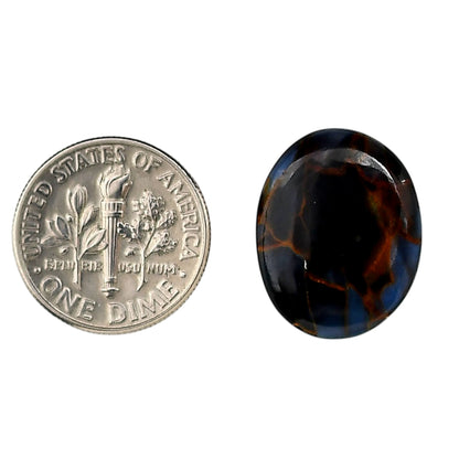 Pietersite 15x18.8x3.5 mm Oval Shape Polished Gemstone LS116-06343