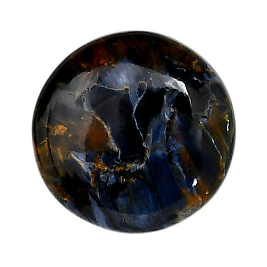 Pietersite 20.3x20.3x5.5 mm Round Shape Polished Gemstone LS116-06344