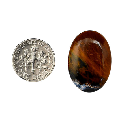 Pietersite 17.8x25.3x5.3 mm Oval Shape Polished Gemstone LS116-06346