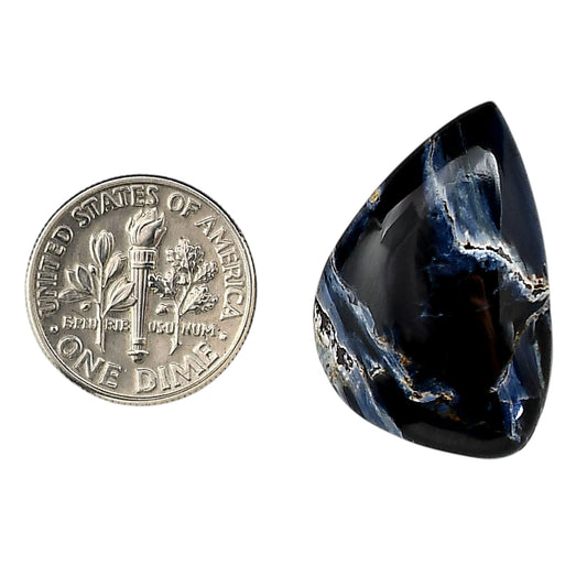 Pietersite 18.3x27.4x5.5 mm Pear Shape Polished Gemstone LS116-06348