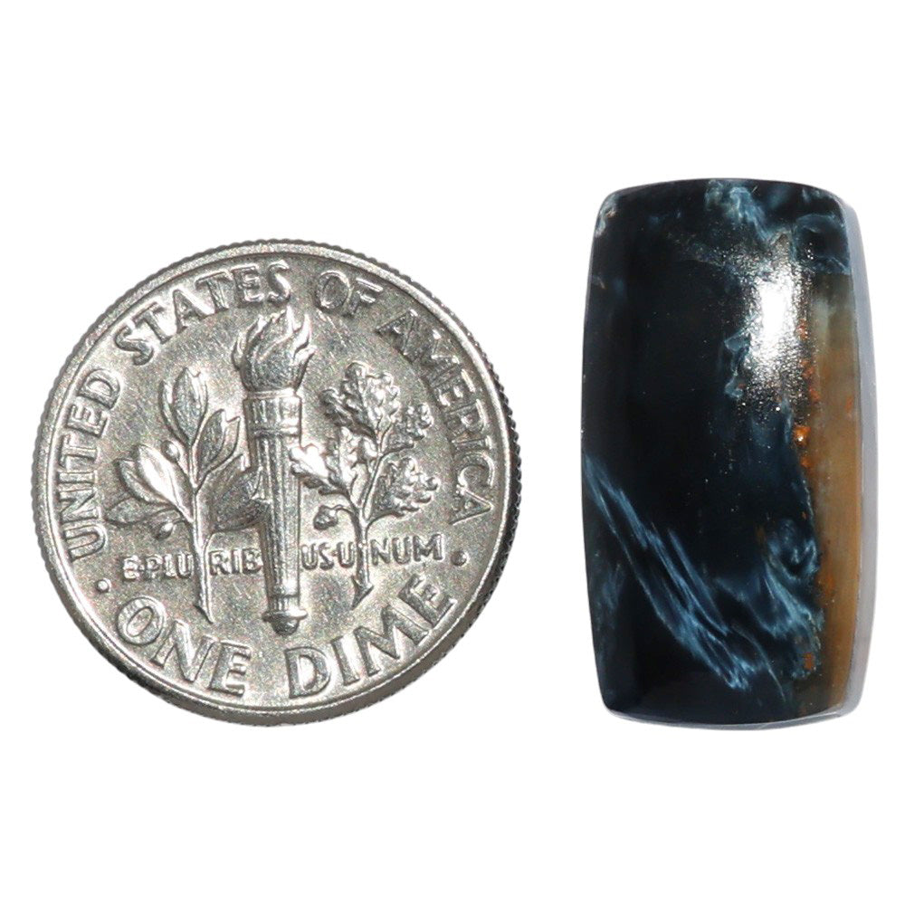 Pietersite 10.8x20.1x5 mm Cushion Shape Polished Gemstone LS116-07137
