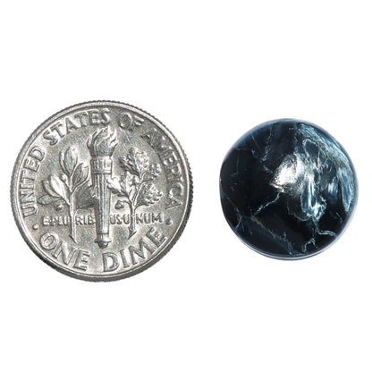 Pietersite 14x14x5 mm Round Shape Polished Gemstone LS116-07139
