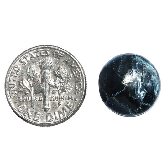 Pietersite 14x14x5 mm Round Shape Polished Gemstone LS116-07139