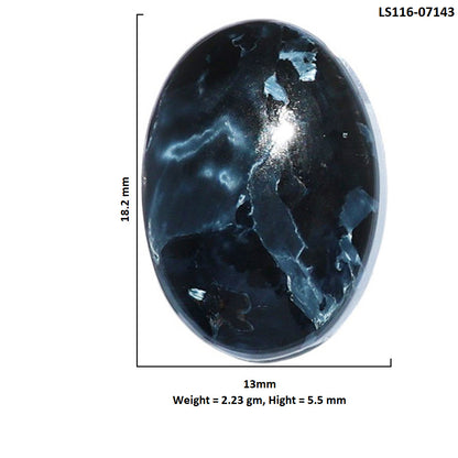 Pietersite 13x18.2x5.5 mm Oval Shape Polished Gemstone LS116-07143