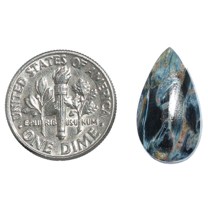 Pietersite 10.5x18.7x3.8 mm Pear Shape Polished Gemstone LS116-07144
